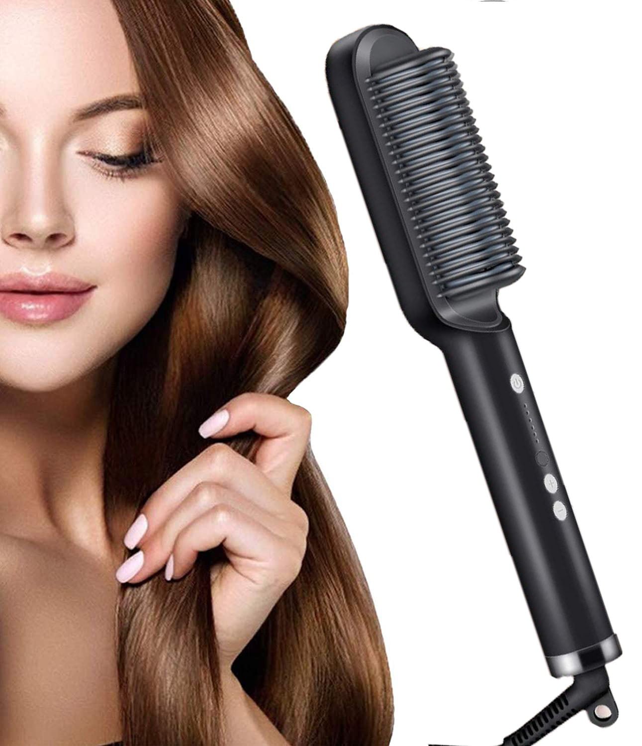 Professional Electric FH909 Hair Brush Straightener